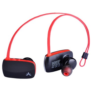 Sacool Pro Bluetooth Stereo Headset, Black and Red